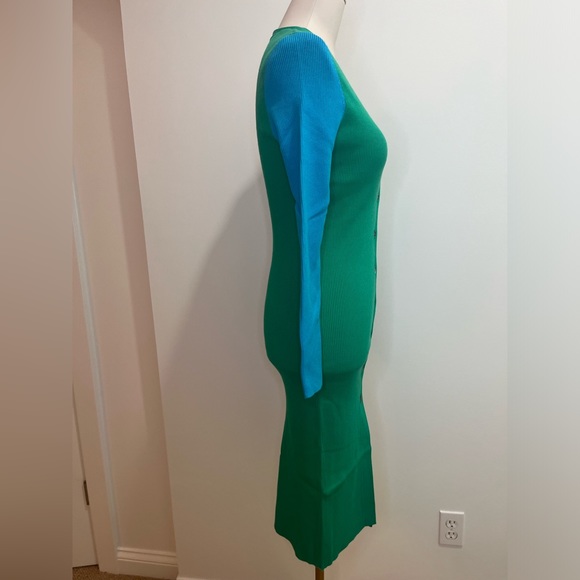 NWT Deep Sea Ribbed Sweater Midi Dress - Picture 9 of 10